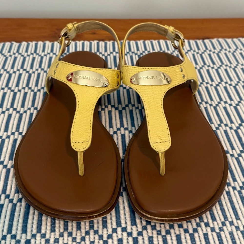 MICHAEL Michael Kors Yellow Sandals
